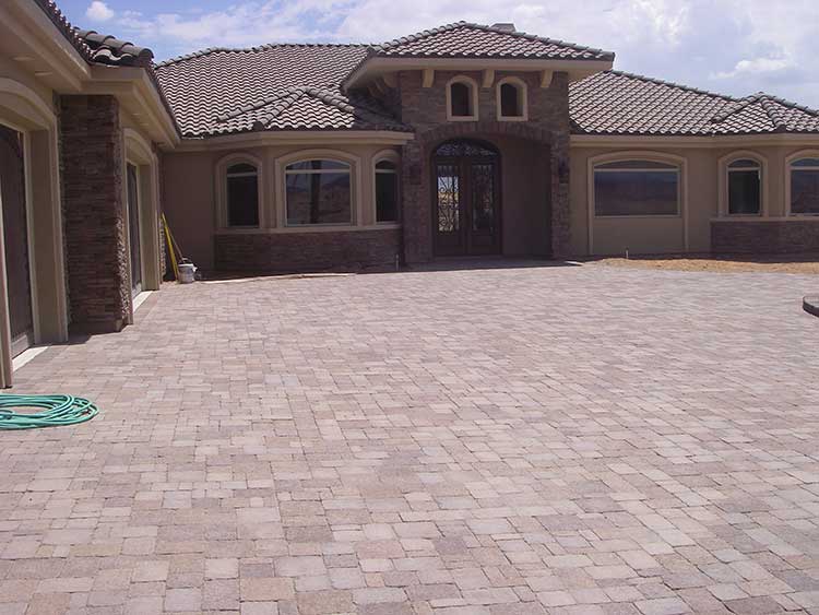 The Masters Mesquite Nv Custom Home Side Elevation